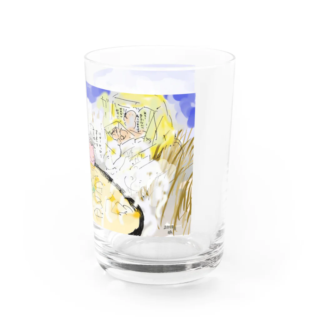 にゃじ川ぬっこの芋煮ぬこ Water Glass :right