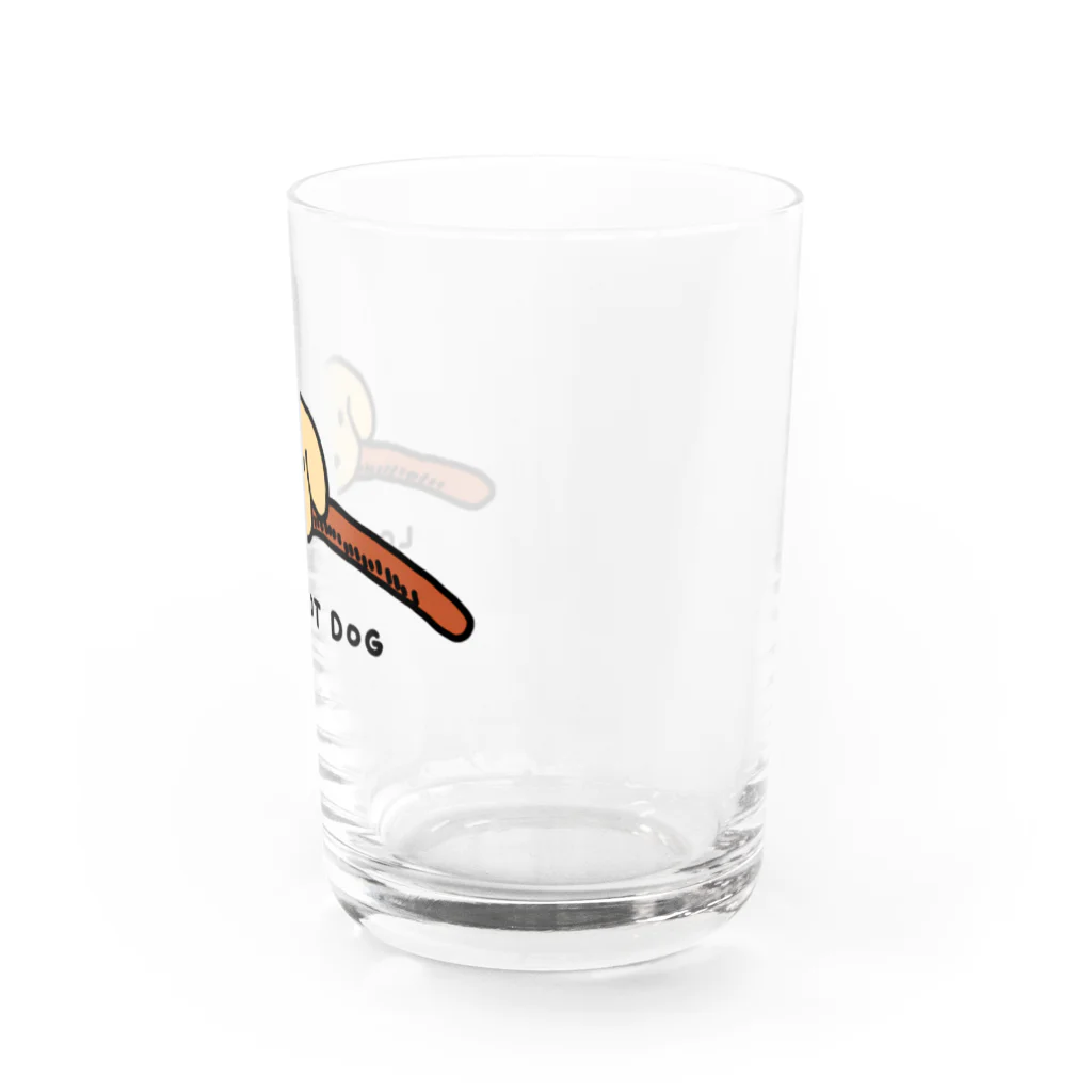 電気鰻雑貨のロングホットドッグ！（LONG HOT DOG） Water Glass :right