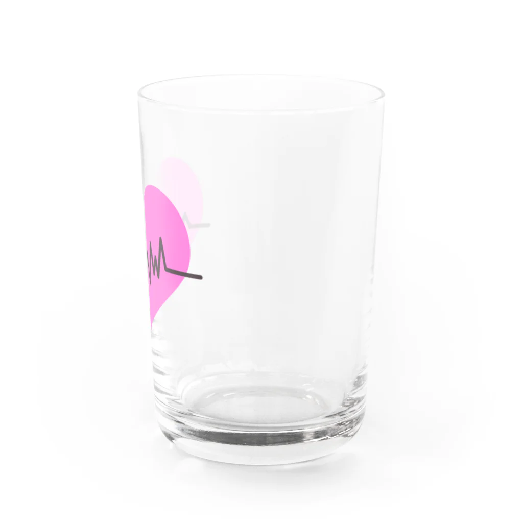 ＰａＮのHeart ECG Water Glass :right