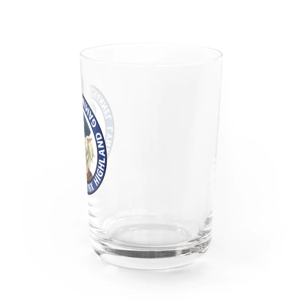 Lynx Highland shopのりんくすちゃん空軍士官 Water Glass :right