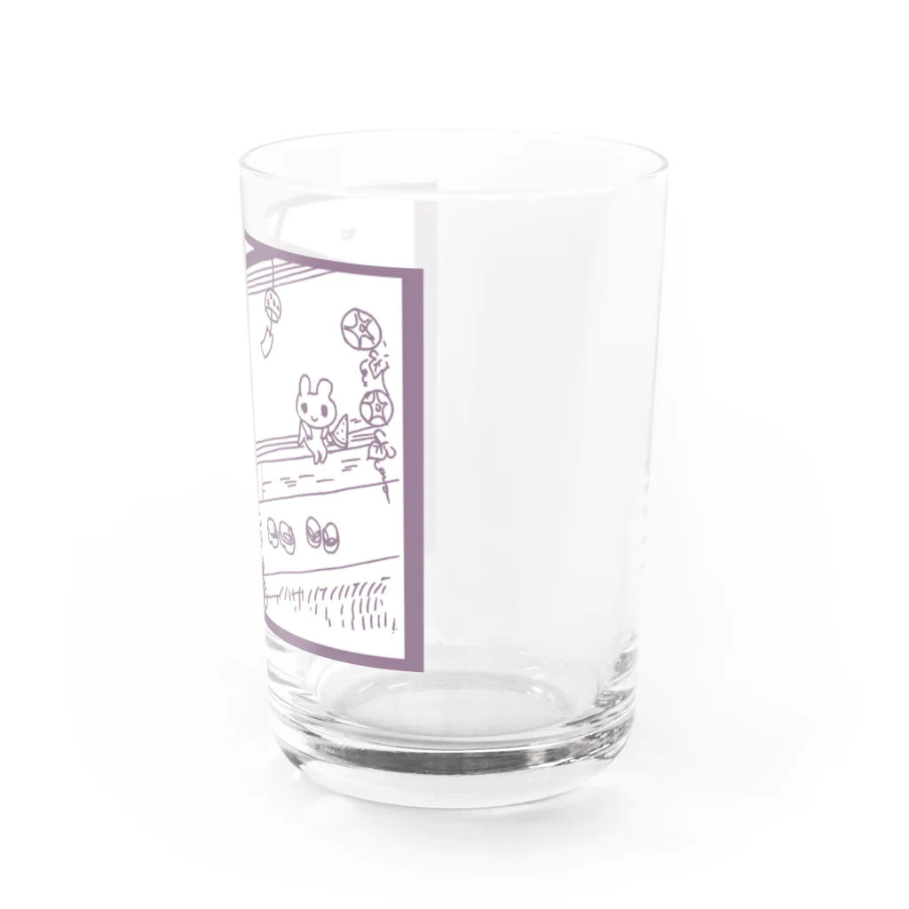 ねずみさんのブティックのengawa 紫 Water Glass :right