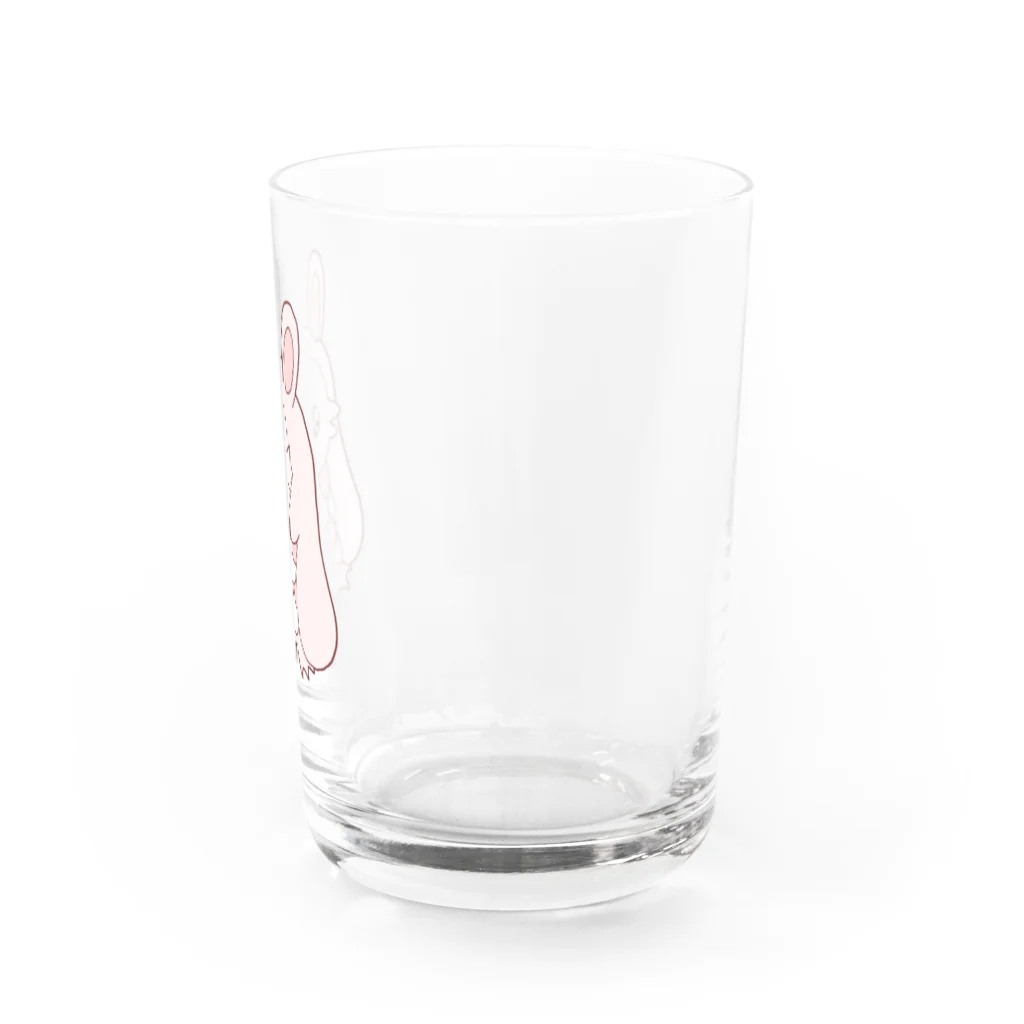 かわいいもののおみせ　いそぎんちゃくのぴえんうさ耳アマビエ　文字なし Water Glass :right