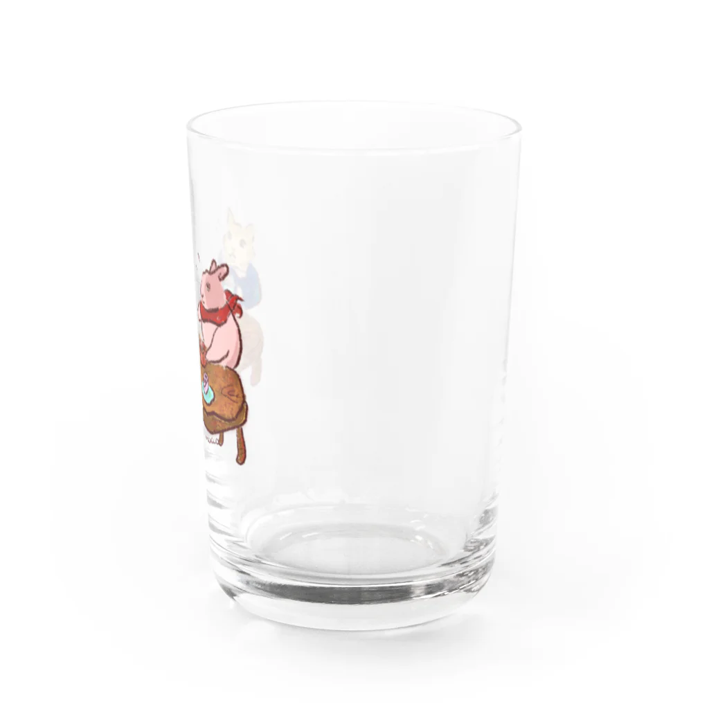 うさぎ雑貨屋maccoの早朝のお茶会 Water Glass :right