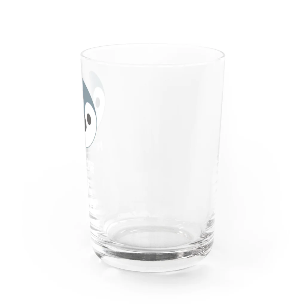Freddie's Fluffy Shopのfreddie_withtxt_white Water Glass :right