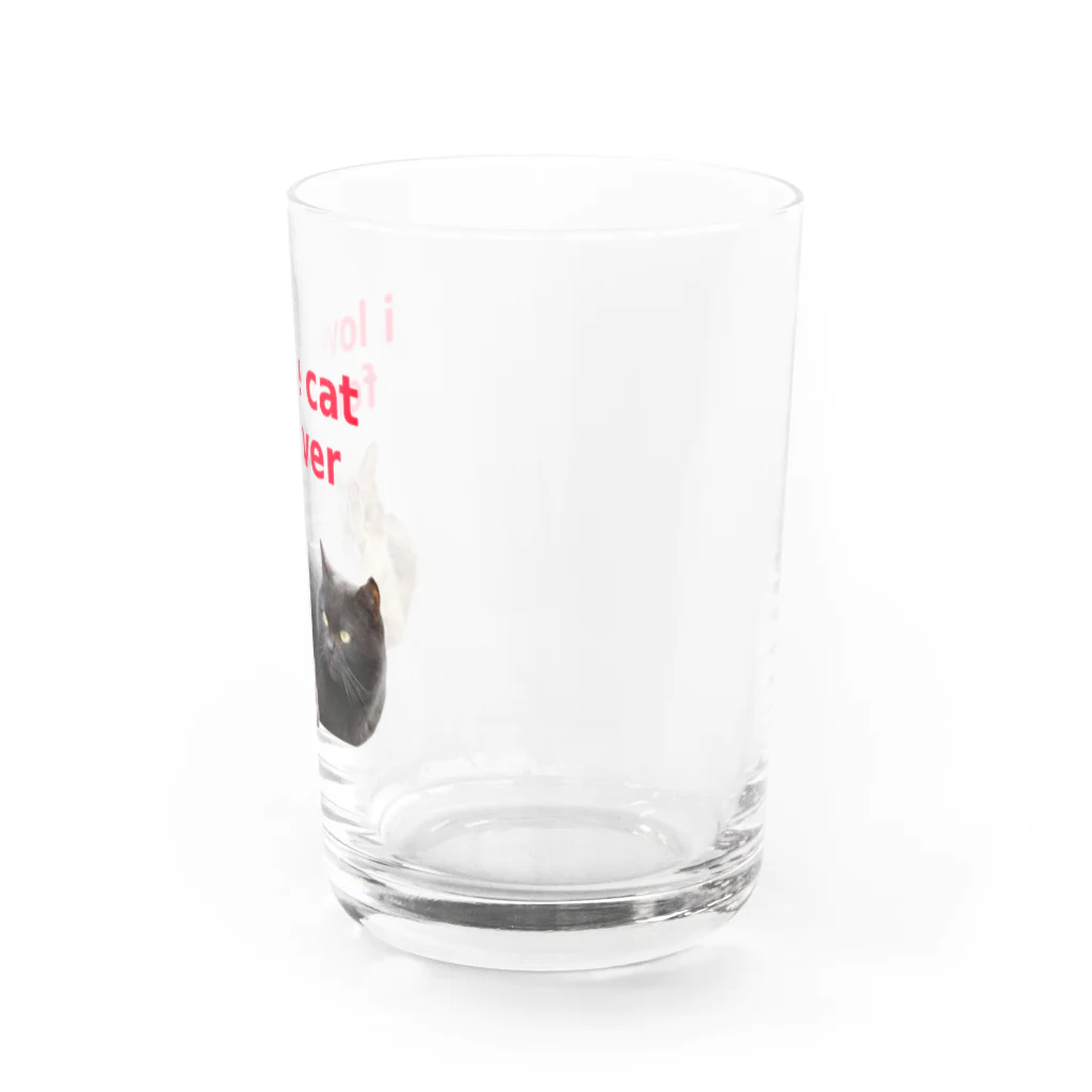 teenage storeのi love cat forever Water Glass :right