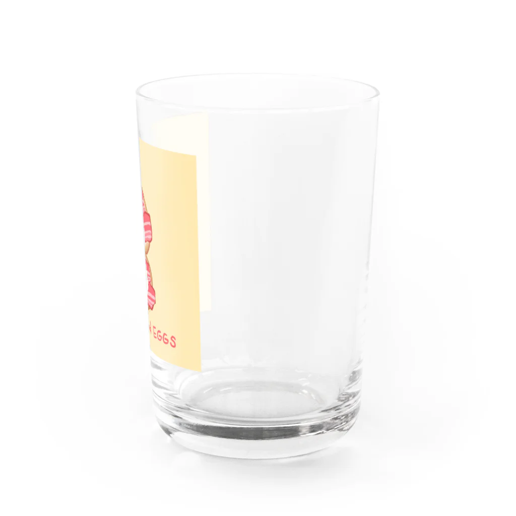 ユリコザラメのベーコンアンドエッグ Water Glass :right