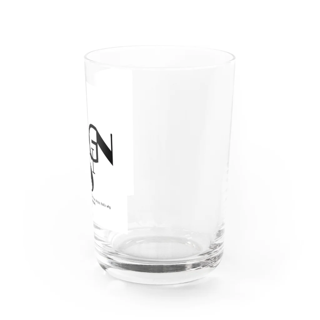 BOSS（雌）のDesign Water Glass :right