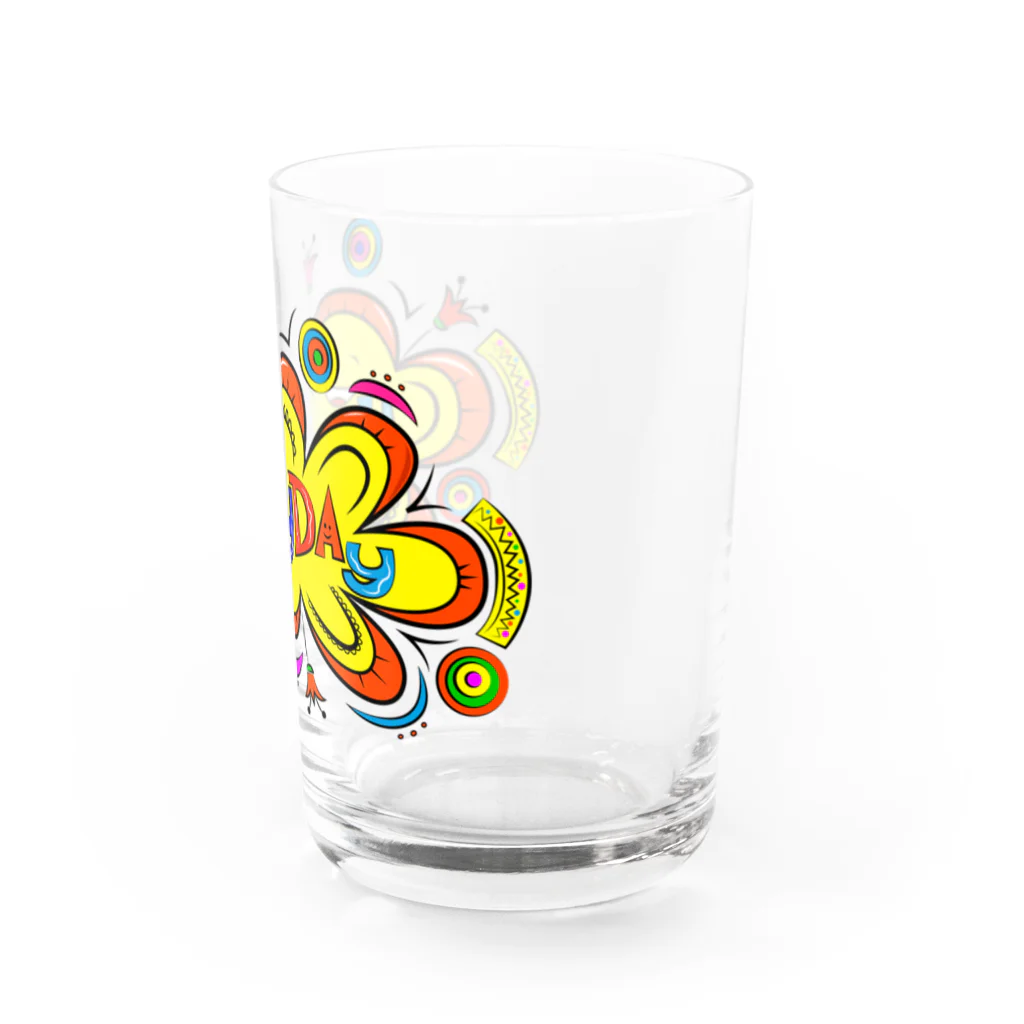 VIETSTAR★１０８のレトログラス　HAPPYDAY Water Glass :right