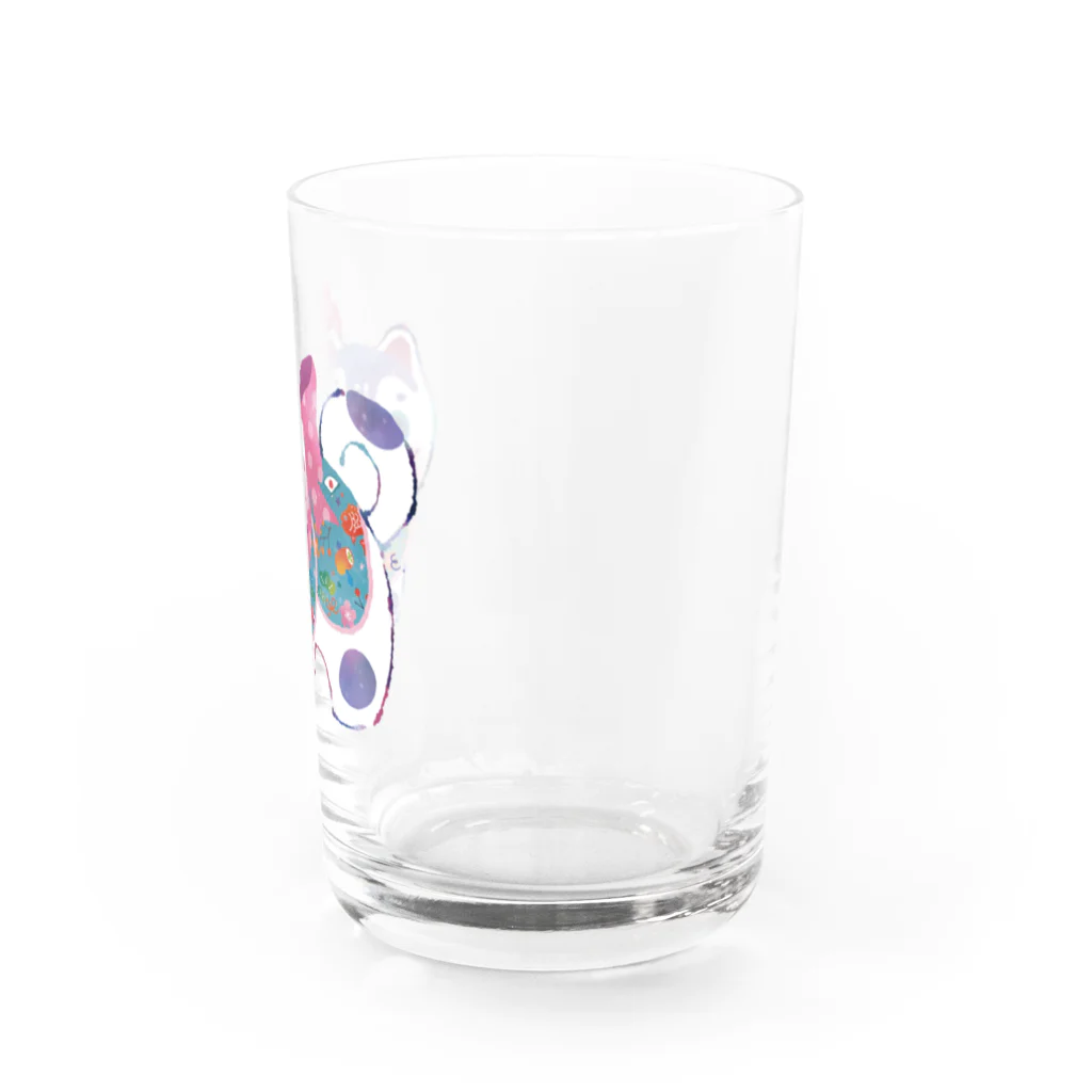 ミウラエツコのうるうるこまいぬ Water Glass :right