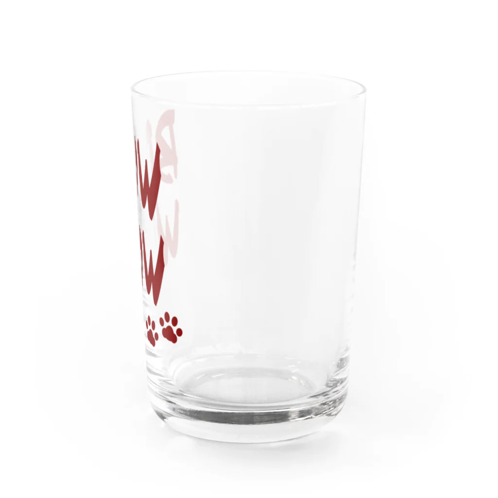 WISSCOLOR【ｳｨｽﾞｶﾗｰ】のBOWWOW【バーガンディ】 Water Glass :right