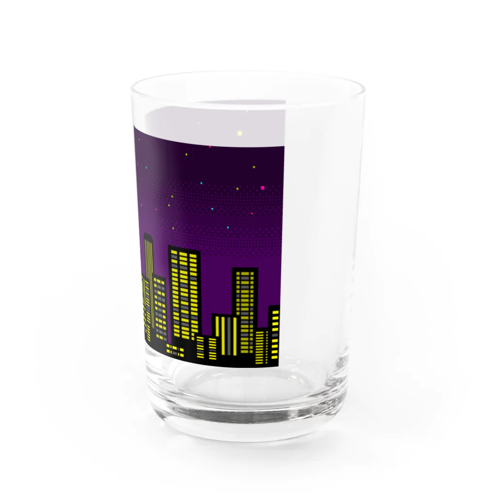 ドット絵アイテムの夜景 Water Glass :right