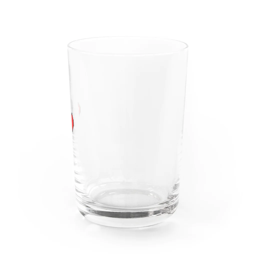 ドット絵アイテムのハート Water Glass :right