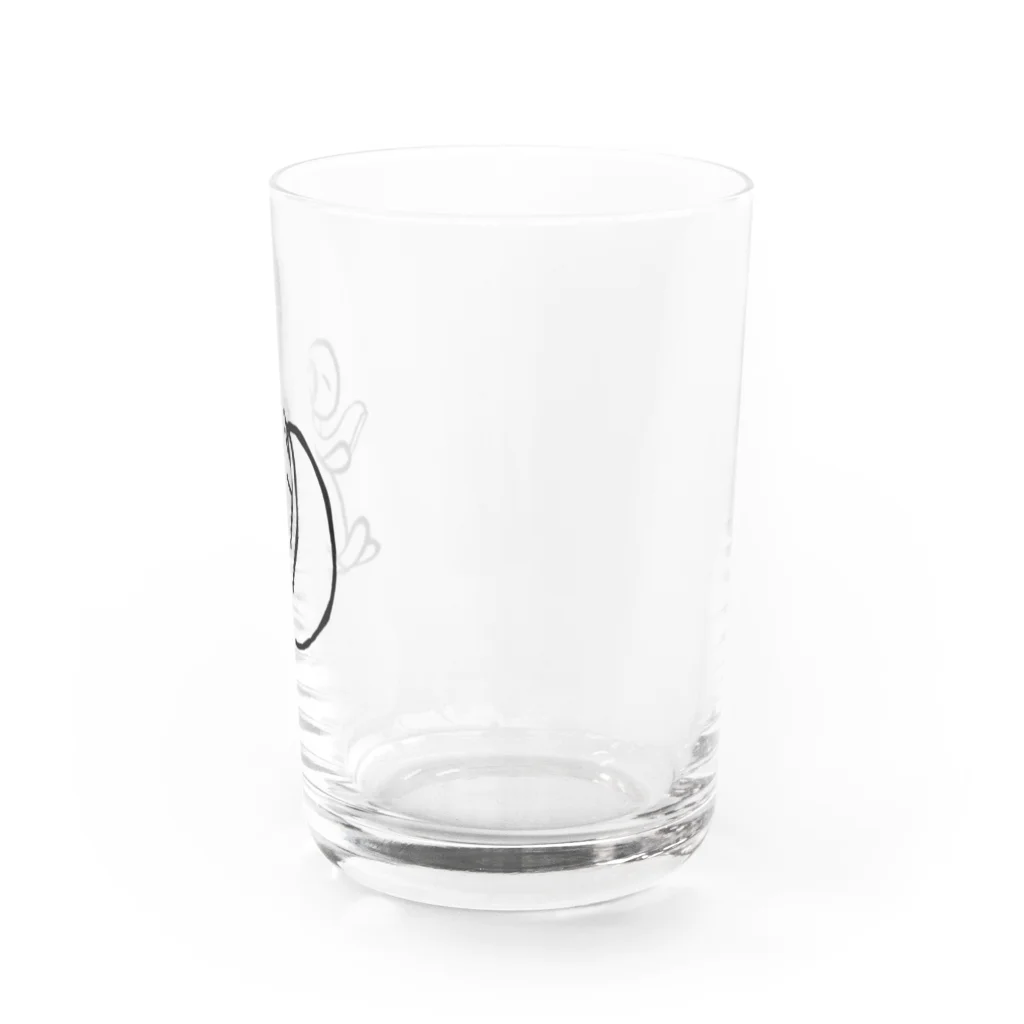 時計塔のクールなかめさん Water Glass :right