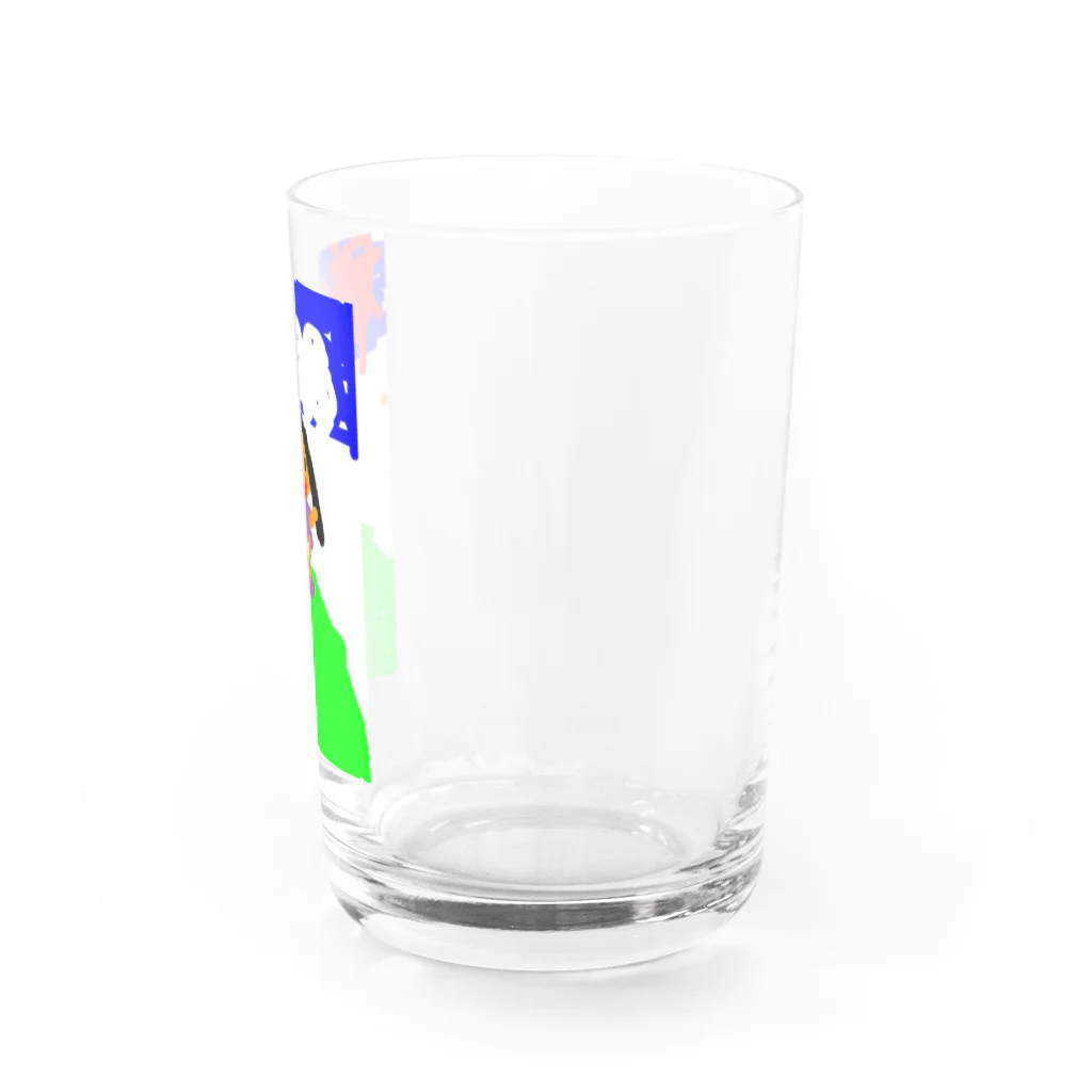 小さな画伯の女の子　6歳の画伯 Water Glass :right