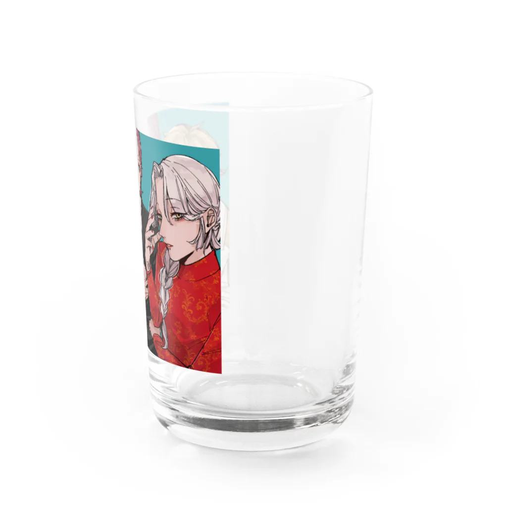 宛然サカナの兄さんトリオ Water Glass :right