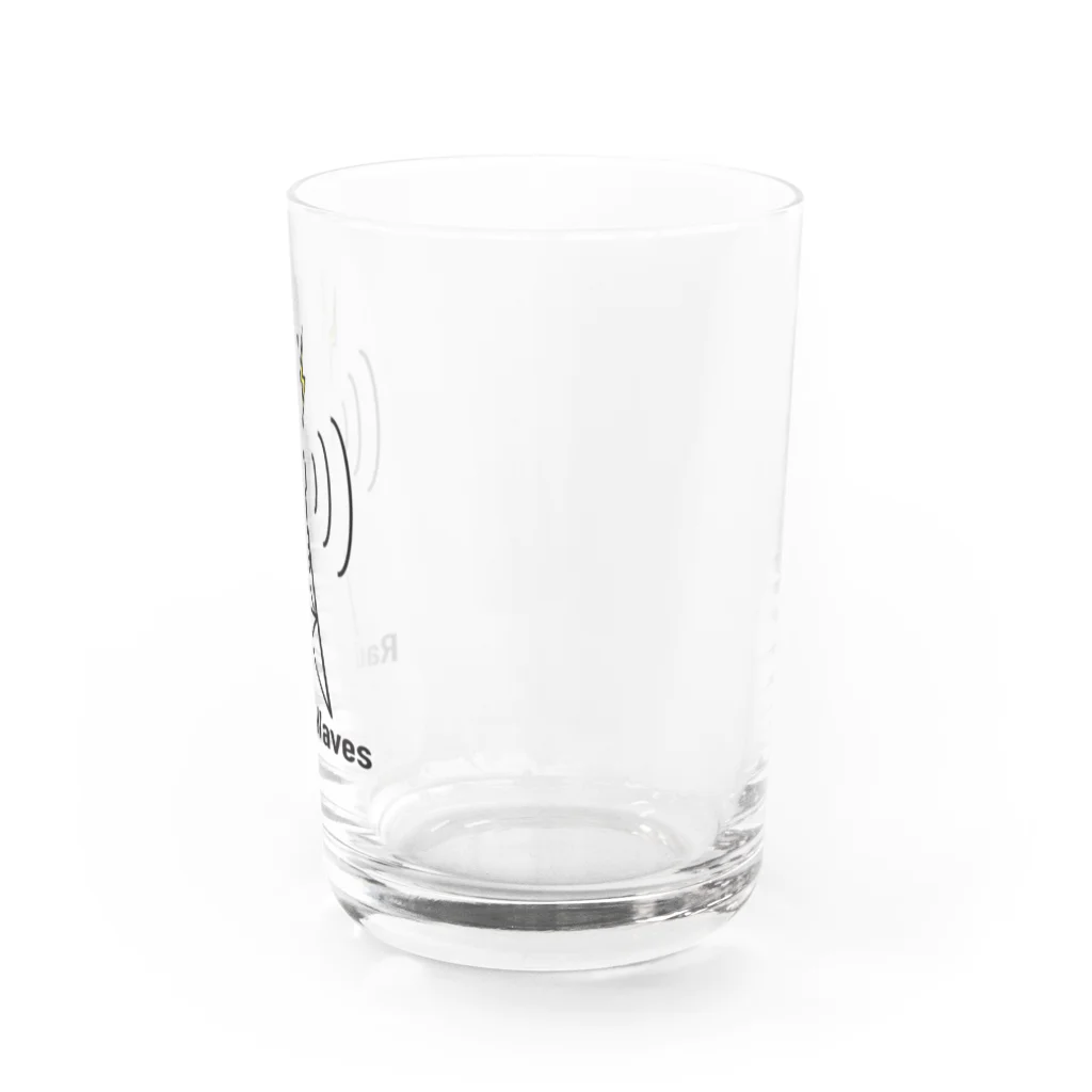 TVHBDの電波塔ロゴ Water Glass :right