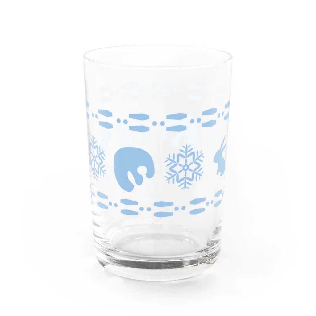 ～十和田湖の案内人～遊部屋十和田の十和田湖冬ウサギカップ Water Glass :right