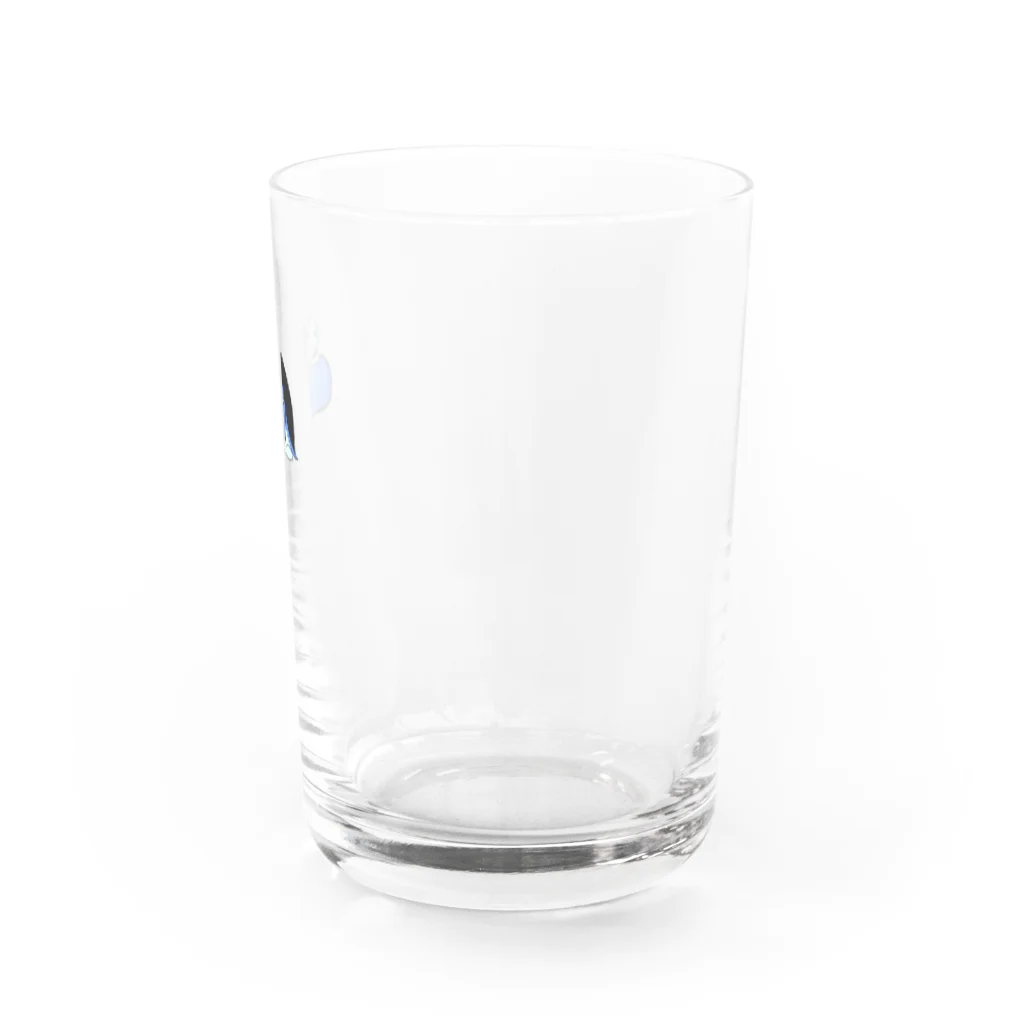 時計塔のかめくん　ブルー Water Glass :right