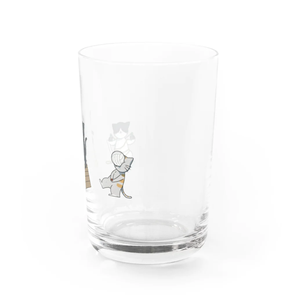 あらふじ ぺすの体育と猫 Water Glass :right