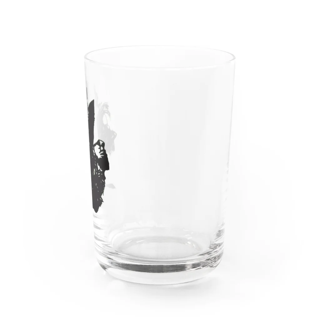 ⓟⓞⓘⓢ ⓒⓗⓘⓒⓗⓔのスコティッシュテリア 切り絵 Water Glass :right