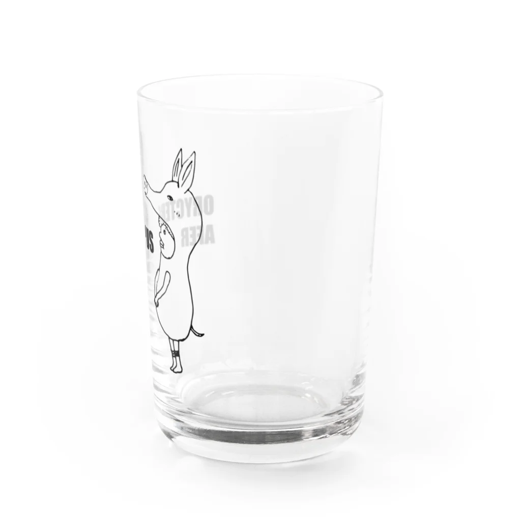 the ordinary stamp atelierのツチブタくん Water Glass :right