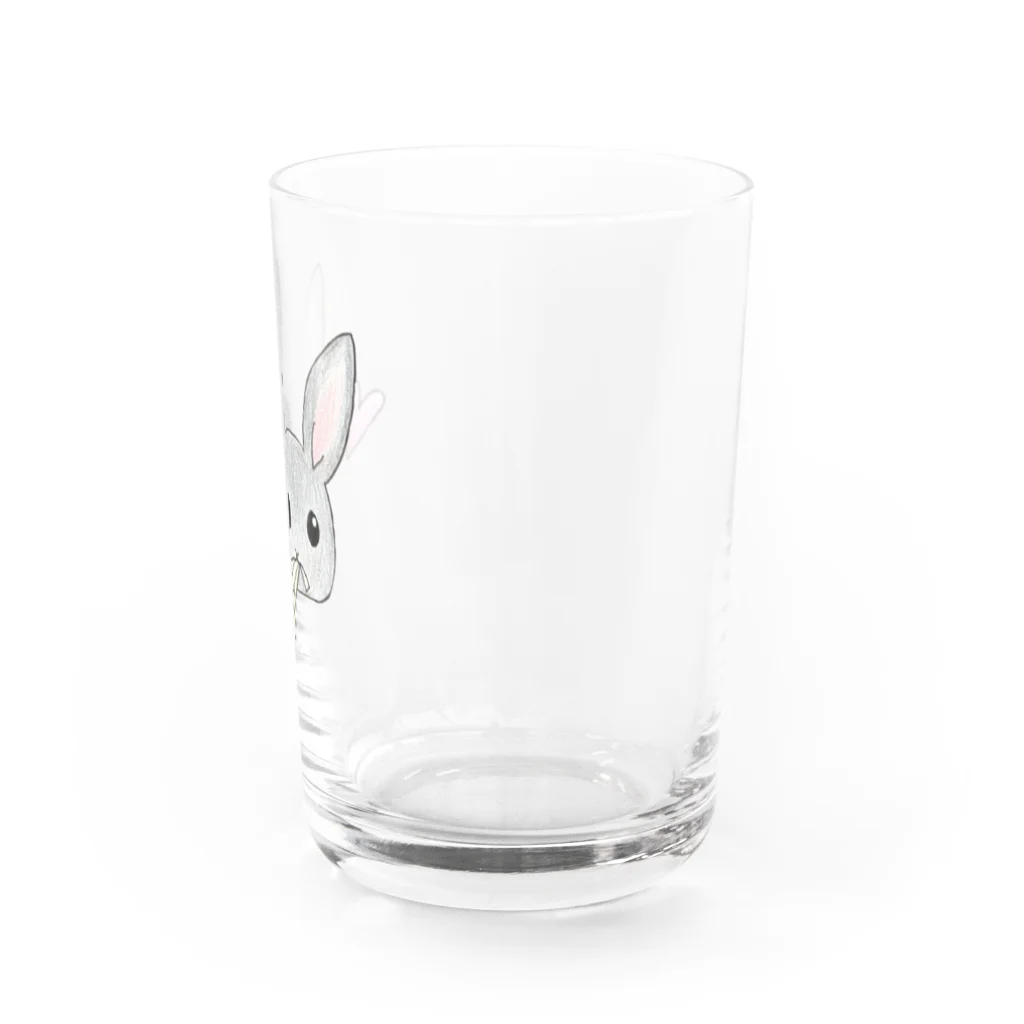 うさぎ石鹸のI ♡ KOMATSUNA Water Glass :right