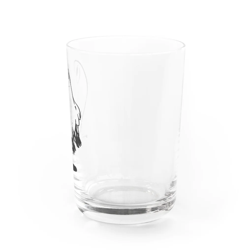 あらいきりこのとんでるニセおばけ Water Glass :right