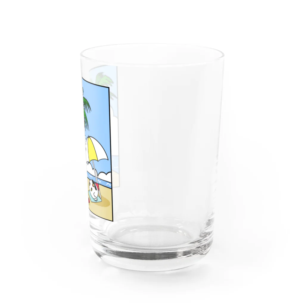 NOKIO MUXのニワトリの休日　夏FT Water Glass :right