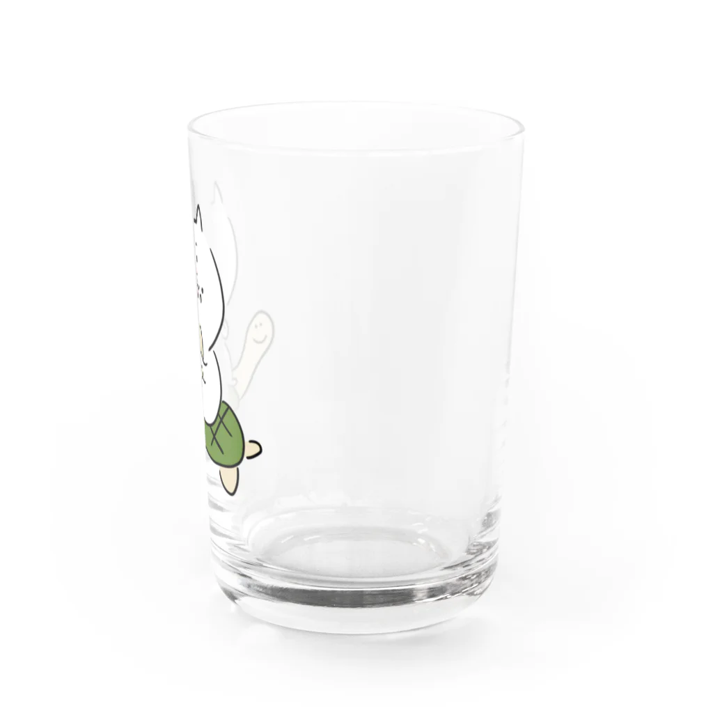 けちゃっぷごはんのお店のメロンパンとねこ Water Glass :right