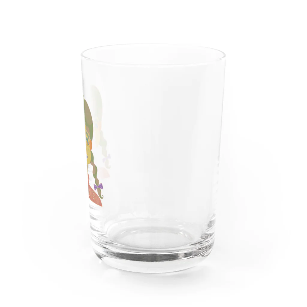 Hinaの三つ編みちゃん Water Glass :right