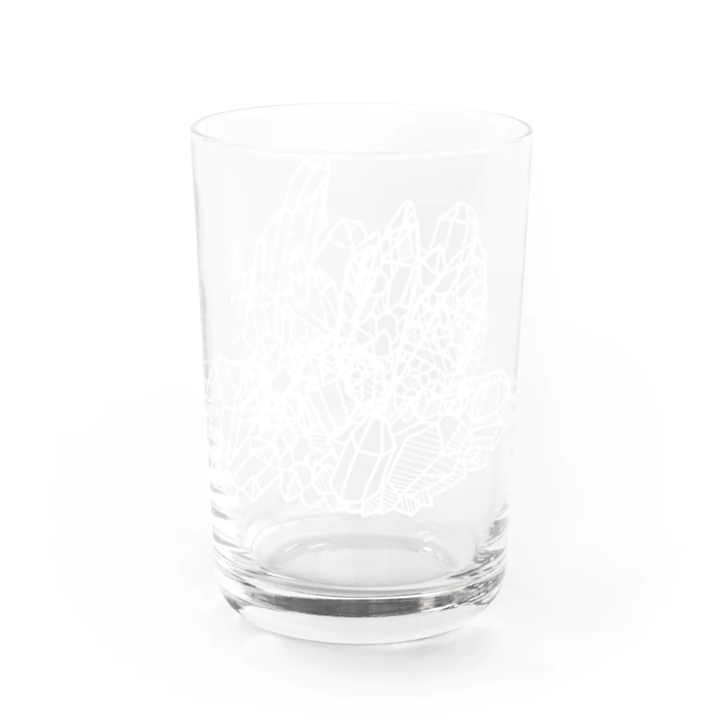 Sulﾐ☆(するみ)/Sul latoの鉱石クラスター【白】 Water Glass :right