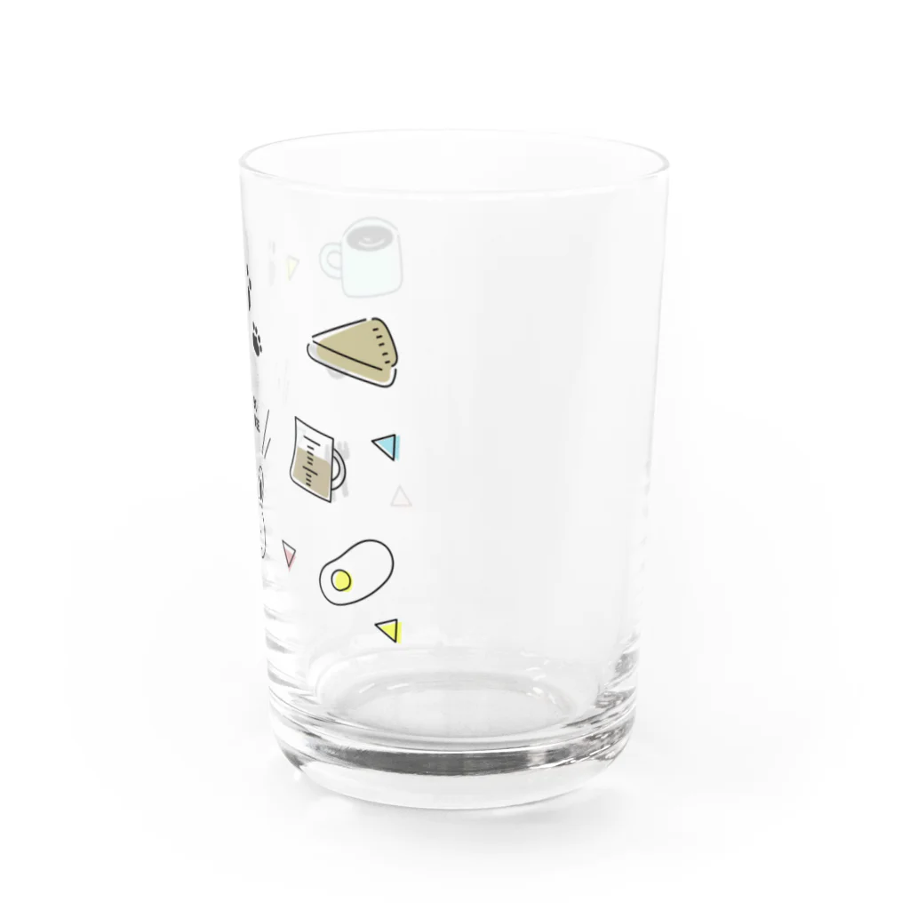 onsocoffeeオリジナルグッズのONSO COFFEE Water Glass :right