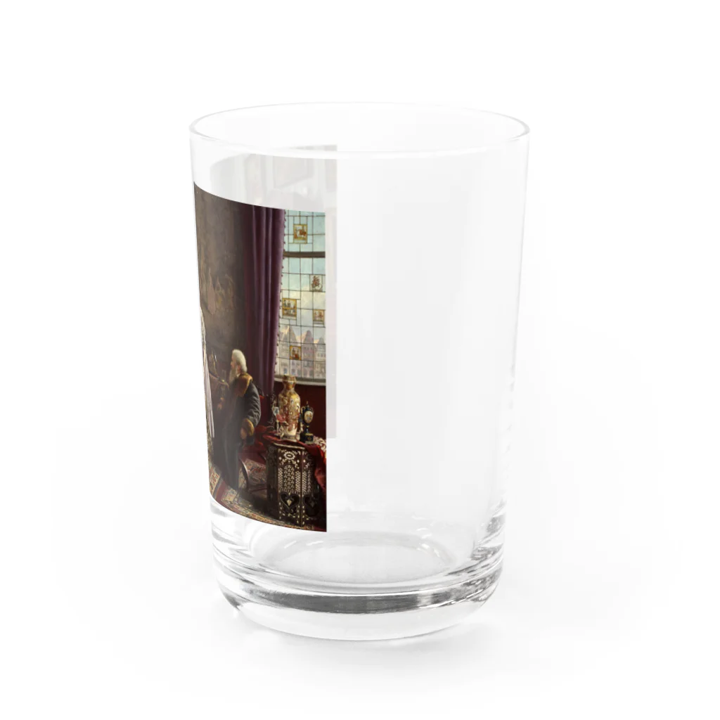 世界の絵画アートグッズのカール・ヨハン・シュぺルター 《アンティーク・ディーラーの店で》 Water Glass :right