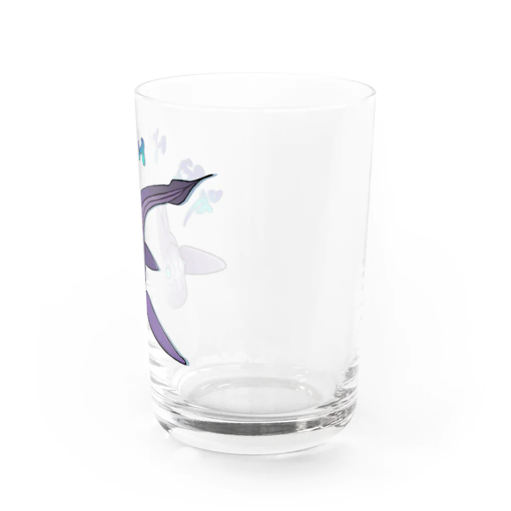 LalaHangeulのゴーストシャーク　ハングルバージョン Water Glass :right