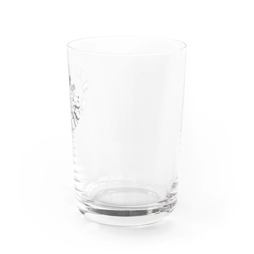 雑貨屋ペパロニのペンギン　全員集合　ペパロニオリジナル Water Glass :right