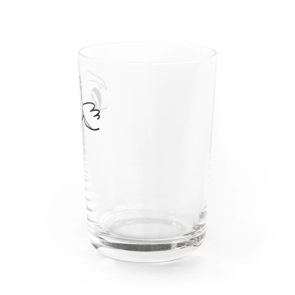 chokonanの泳ぐ人（スイマー） Water Glass :right