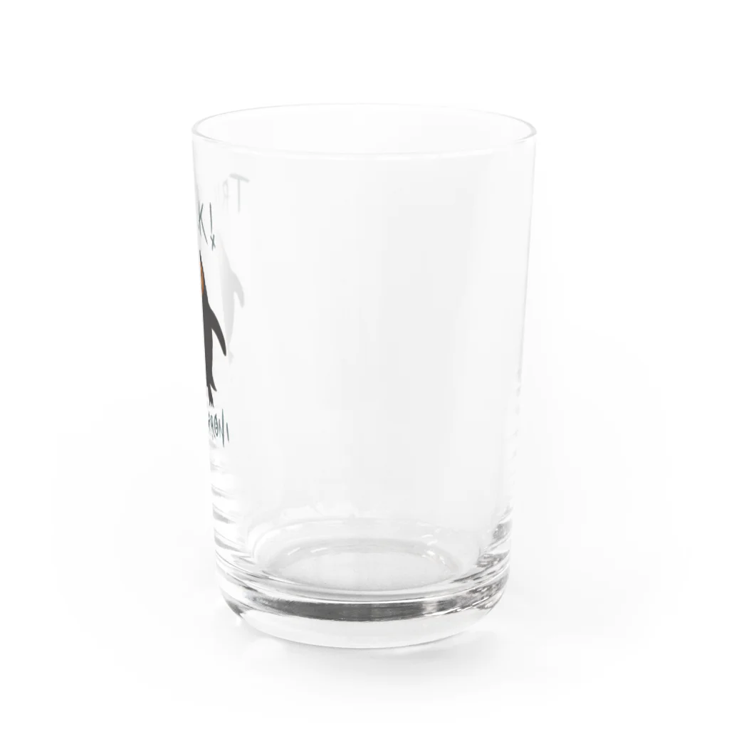 雑貨屋ペパロニのトリックオアトリック　ジャックオーペンギン Water Glass :right