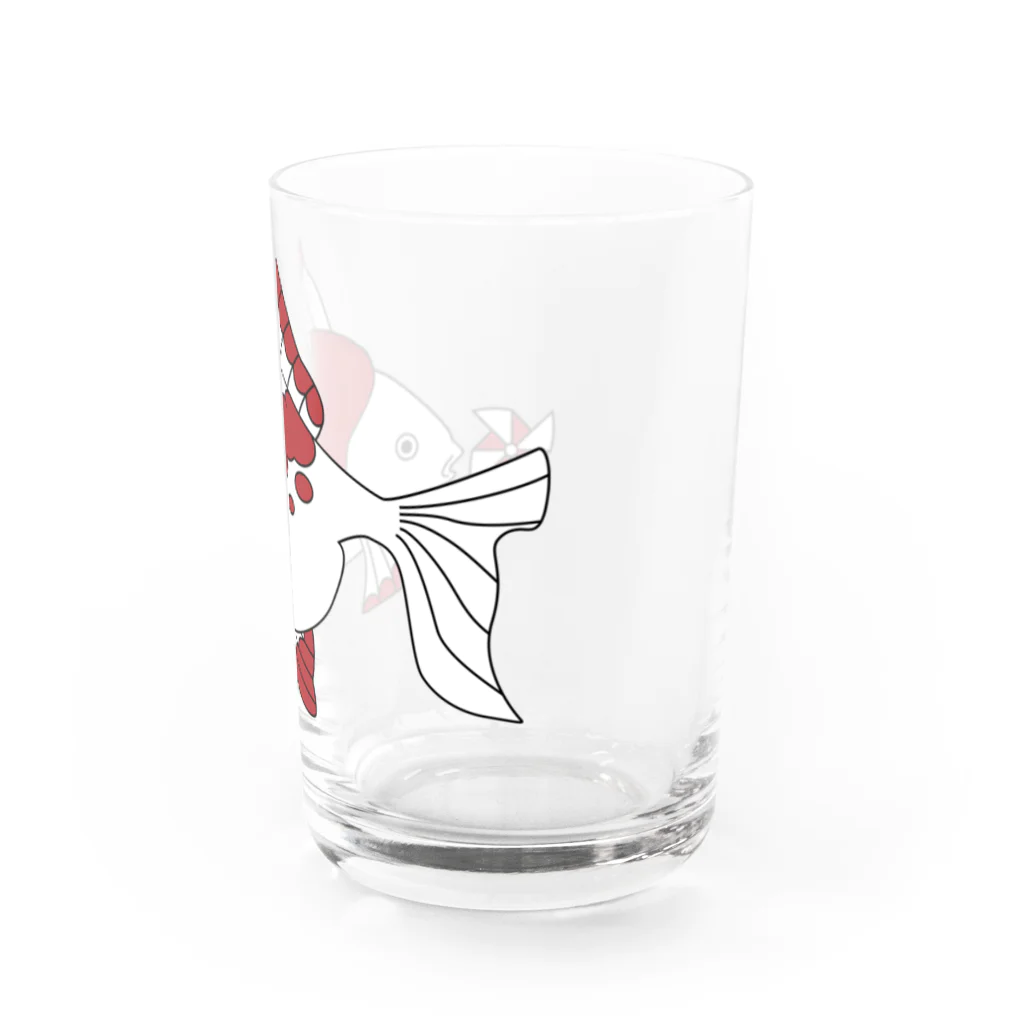 Amiの風車白金魚 Water Glass :right