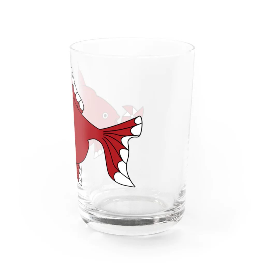 Amiの風車赤金魚 Water Glass :right