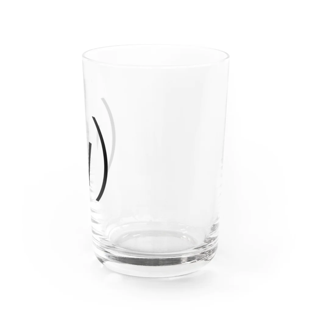 transparentのDepends on your imagination Water Glass :right