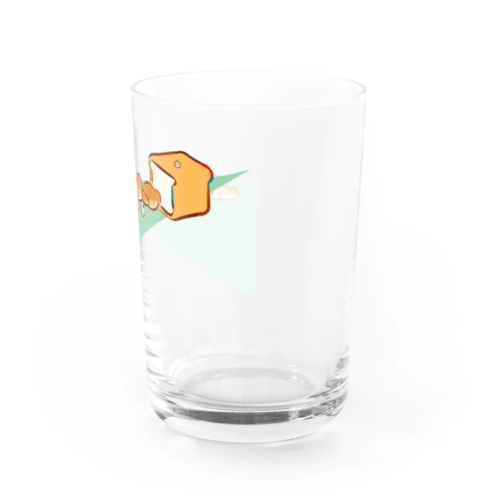 穂の湯のパンの道 Water Glass :right