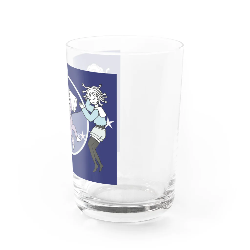 杜の魚のおやすみメデューサ Water Glass :right