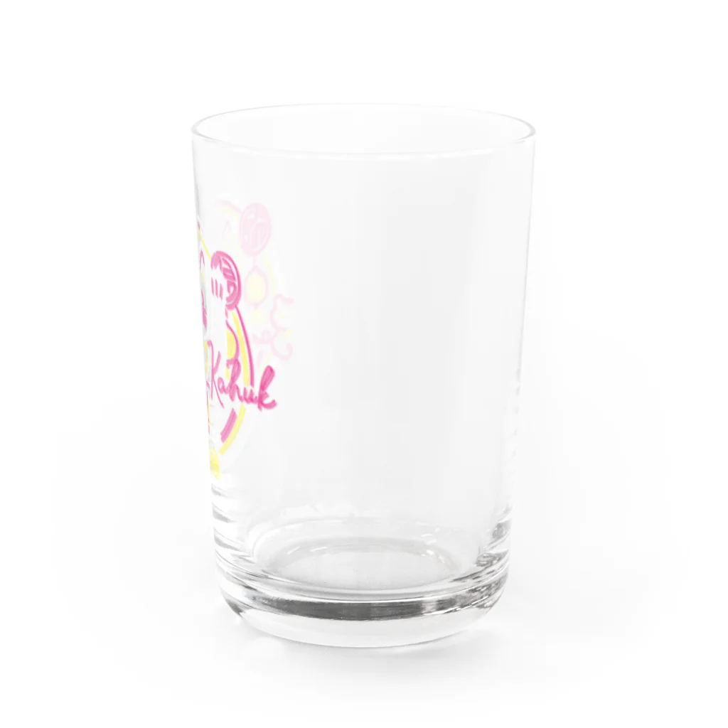 万福遐福商店の猫ちゃんロゴシリーズ Water Glass :right