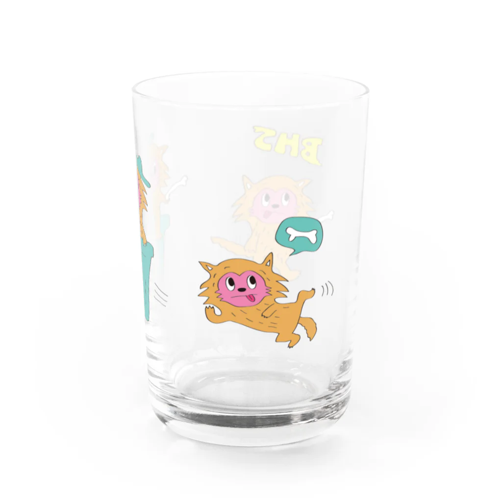 文字８フレッシュ！のBHS glass Water Glass :right