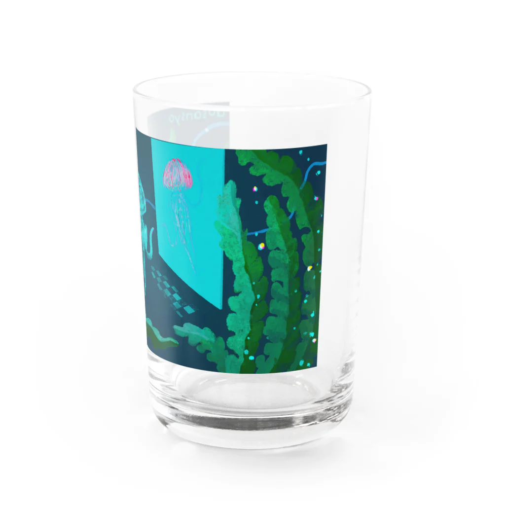 aosansyoの接続するタコクラゲ Long time no see Water Glass :right