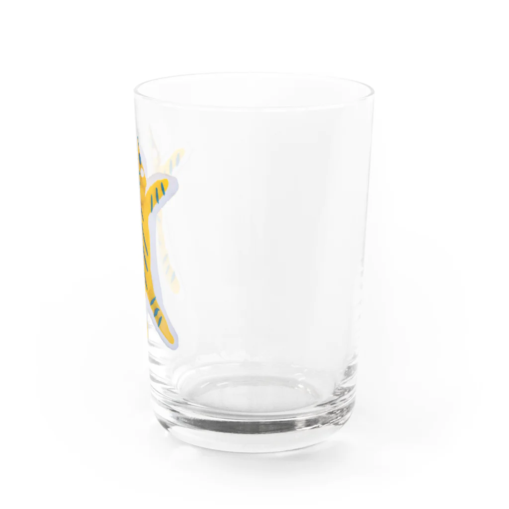 フカツ マリエの虎の敷物（縦）　粘土製 Water Glass :right