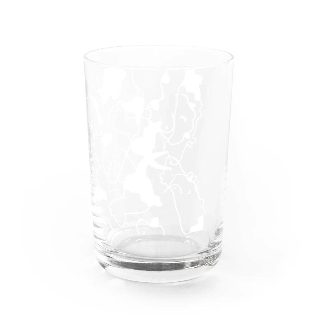 スズキクラブのシロヌノマトメ白 Water Glass :right