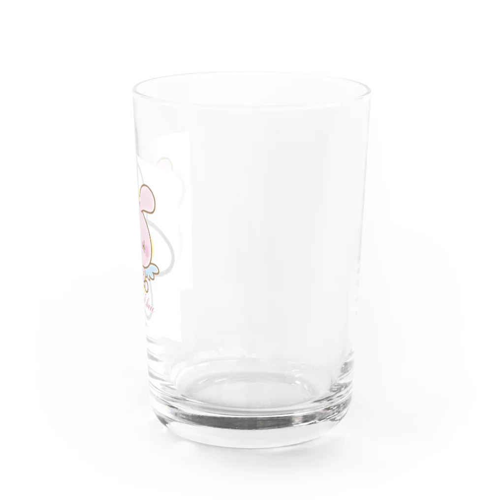 Anela’Eheuの天使のうさぎハピバニちゃん Water Glass :right