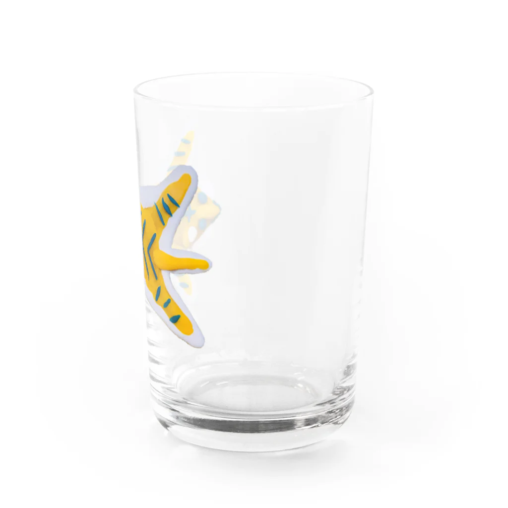 フカツ マリエの虎の敷物（横）　粘土製 Water Glass :right
