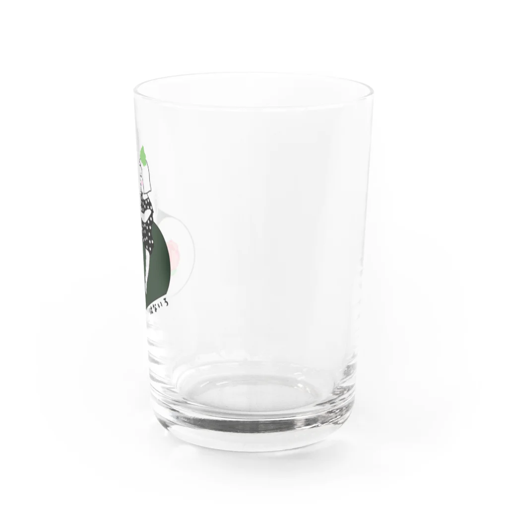 ハナイロの童乗　ねぎとろ Water Glass :right